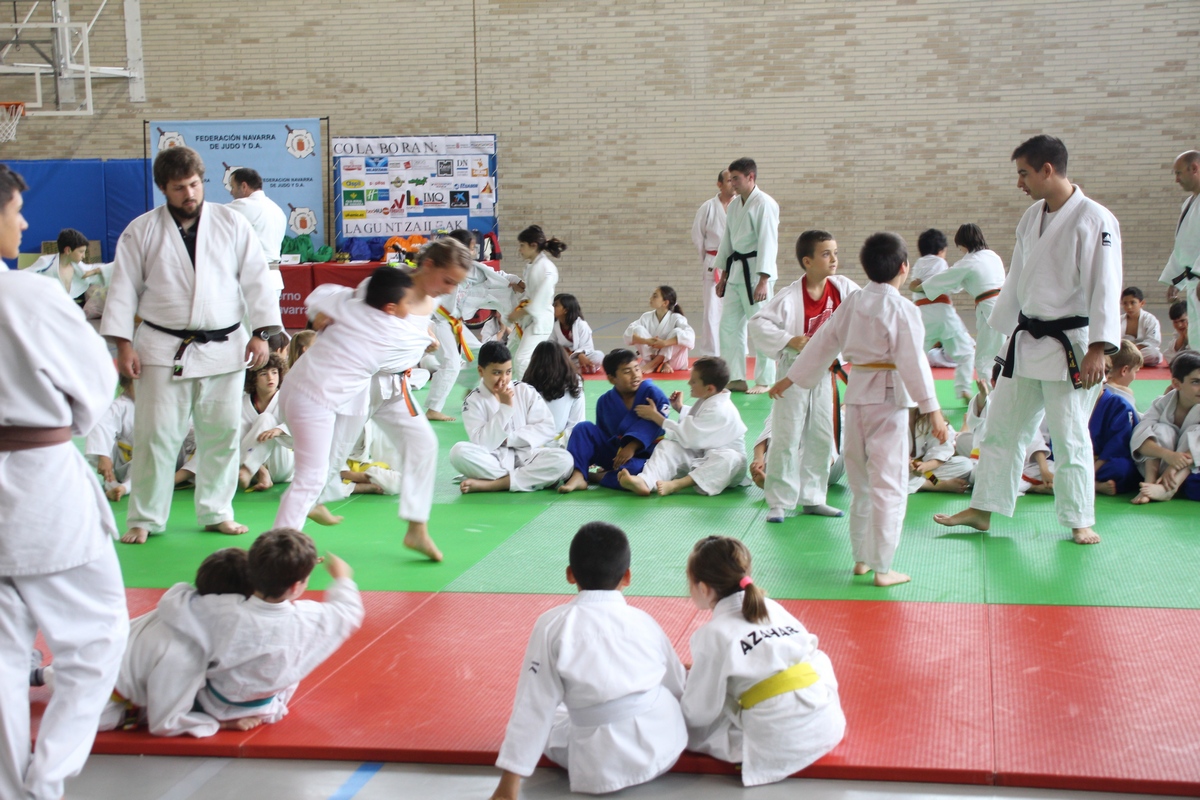 Divertida tarde en los Juegos Infantiles de Judo_Pamplona 25-05-19 FOTOS